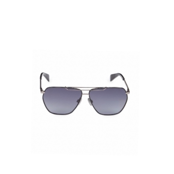 rag & bone Accessories - Rag & Bone Polygonal Aviator Sunglasses in Black.